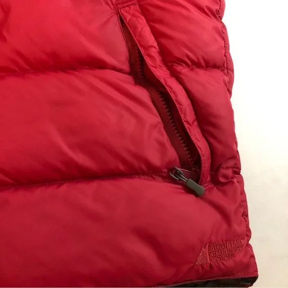 MEC pink puffer down vest.  Zip up. Zipper pockets.  Stuff sac inner pocket. EUC - Picture 6 of 8